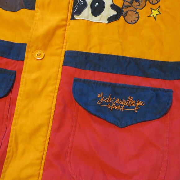Vintage Jean Charles De Castelbajac Sport Animal Family Collection Jacket Large - Picture 4 of 7